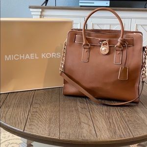 Michael Kors Large Leather Hamilton Excellent